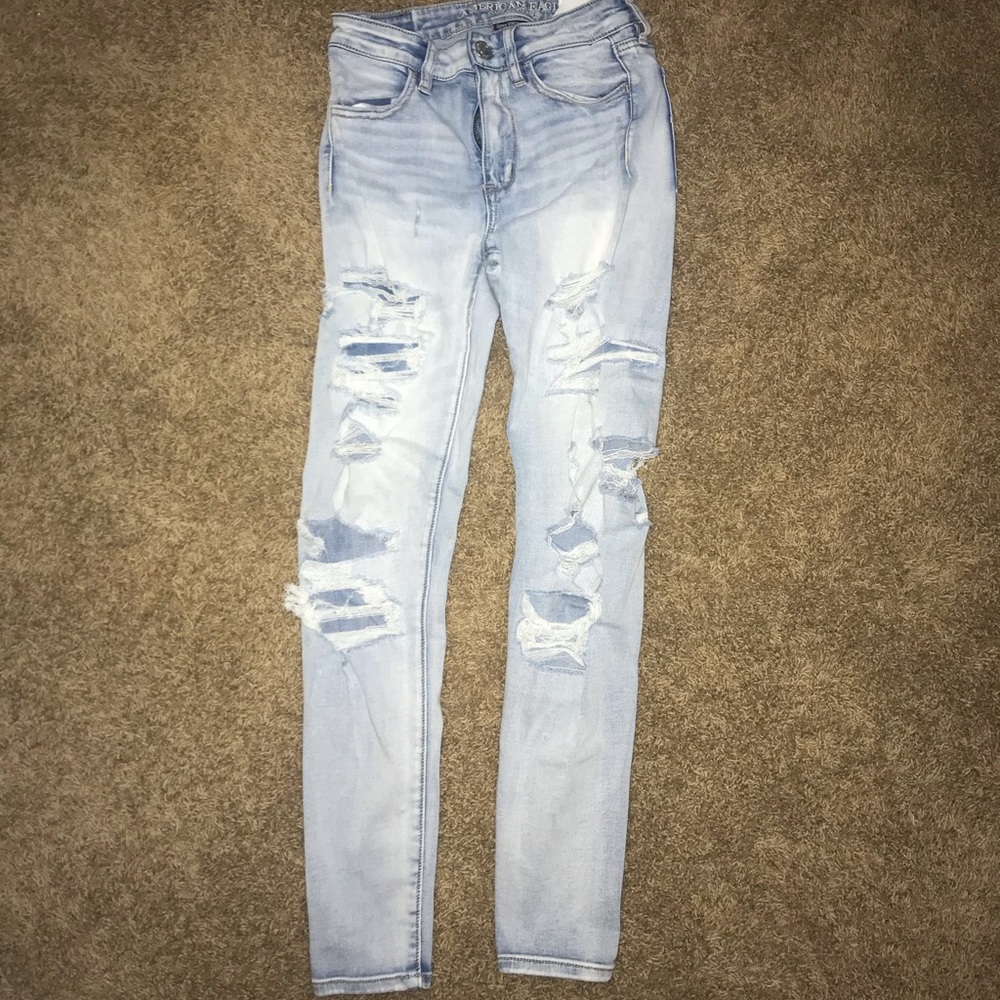 american eagle super stretch x size 2 jeans